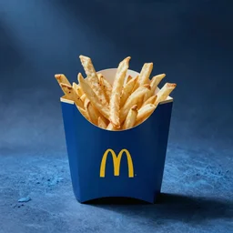 blue mcdonalds french fries