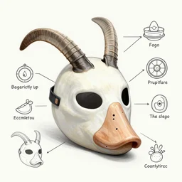 goose mask sketch information