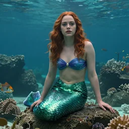 film still of emma stone as a mermaid movie 4 k