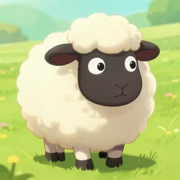 fluffiest sheep ever, trending on deviantart