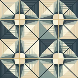 geometric wallpaper design, popular on artstation