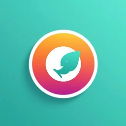 logo for a social network, logo design, logo design, vibrant colors