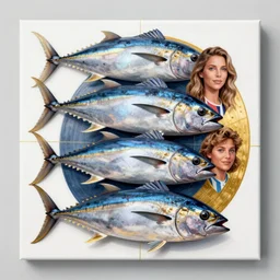 fish group tuna ultradetailed digital art, irina french, heraldo ortega, mandy jurgens, golden ratio, art canvas, award winning, masterpiece trending on artstation 8 k 1 5 0 mpx