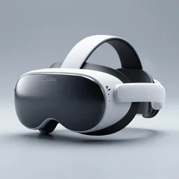 a futuristic ergonomic virtual reality headset in the style of luigi colani, insanely integrate, 8 k, productphoto, studiolight - c 1 3 - w 1 0 2 4 - h 1 0 2 4 - n 4 - s 1 5 0