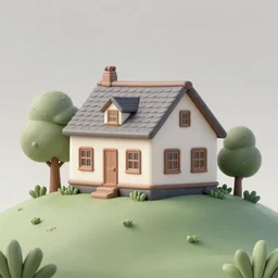 award winning photo of an ultra detailed high quality!! an old little house on the hill in the dordogne in france, beautiful colorful sunset. summer. highly detailed, highly intricate, depth of field, beautiful landscape, award winning