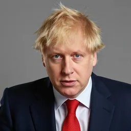 portrait of a carrot with boris johnson's face