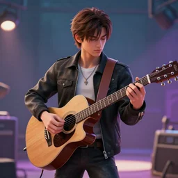 prince playing guitar in the music metaverse