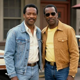 Somewhere between Apocalypse Now and The Matrix, let's remember Laurence Fishburne was Cowboy Curtis on Pee Wee's Playhouse in the 80s