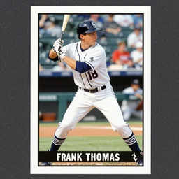 Frank Thomas baseball card, Topps, 1993, Chicago White Sox