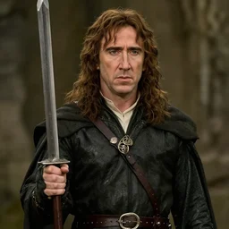 nicolas cage as aragorn in lord of the rings