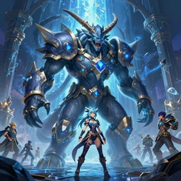 nargacuga boss of monster hunter world iceborn worldboss guild raid digital painting bioluminance alena aenami artworks in 4 k rtx hdr design by lois van baarle by sung choi by john kirby and artgerm style pascal blanche and magali villeneuve