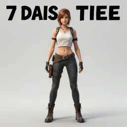 poster!! beautiful new female character for 7 days to die, character concept art, action pose, illustration, full body armor, steel plating, huge weapon, super powers, athletic, long red hair, symmetry, intricate design, shiny, highly detailed, hd, dramatic lighting, art by artgerm and greg rutkowski
