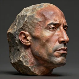 a big rock with the face of dwayne johnson carved on its side, highly detailed, digital painting, artstation, concept art, smooth, sharp focus, by quentin tarantino