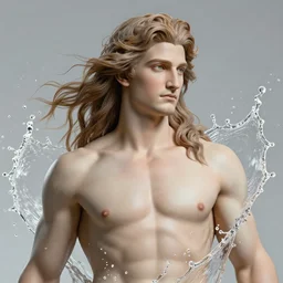 highly detailed beautiful photography of zeus with long hair, splash, sharp focus, dynamic lighting, elegant harmony, beauty, masterpiece, by riccardo federici, by james jean, by craig mullins, by lois van baarle, by makoto shinkai, by greg tocchini, by greg rutkowski, illustration, ink draw, pen,