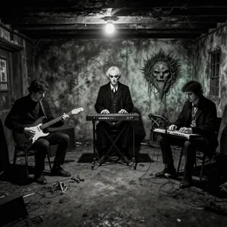 basement noise show with experimental music and lovecraftian elements