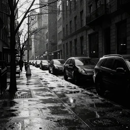rainy new York daydream by Saul Leiter