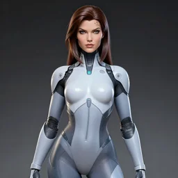 vulcan female android, by MARVEL comics and Sandra Chevrier