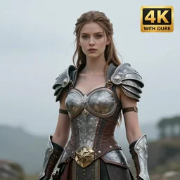 warrior princess, fantasy, highly detailed, 4 k, hdr, smooth, sharp focus, high resolution, award - winning photo, photorealistic
