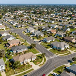 suburb district