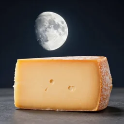 cheddar cheese moon