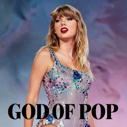 Taylor Swift propaganda poster hailing her as God of Pop, 8K HD