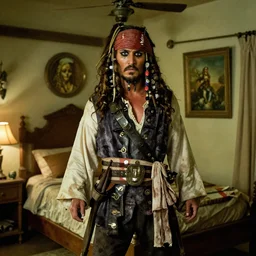 pirates of the Caribbean in the bedroom