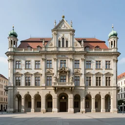 neues rathaus, munich, painted by raphael in 1 5 1 1, renaissance, broad daylight