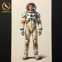 male, elongated figure, space suit, concept art sketch, large shoulders, short torso, long thin legs, tiny feet, character sheet, very stylized, concept design
