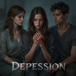 depression , digital art by Mandy Jurgens and Irina French and Heraldo Ortega , hyperdetailed, artstation, cgsociety
