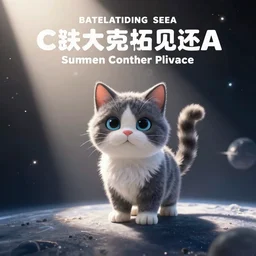 cat in space pixar movie poster