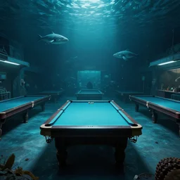 The poolrooms, a level of the backrooms that has a near endless depth and sea monsters lurking in it, photo