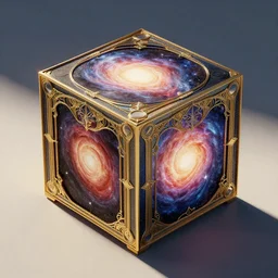 3 d render, sunlight study, the universe is a cubic region 7 0 5 meters in diameter, art nouveau, by mobius and lisa frank, 8 k, sharp focus, octane render