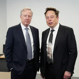 business man bernhard sells software to elon musk