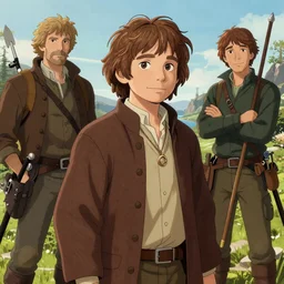 the Ringbearer Frodo Baggins by Mark Brooks, Donato Giancola, Victor Nizovtsev, Scarlett Hooft, Graafland, Chris Moore