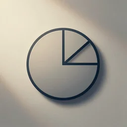 vector art | pie chart logo | muted colors, outlines, textures, contrast | friendly fun soft simple polished coherent simple intricate geometric modern | hi - fructose, divine proportion, smooth, octane render, sharp focus, artstation | beeple, meta design, wolff olins |