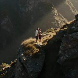 into the unknown, falling in love, imagination, high detail, extremely sharp detail, cinematic, movie style
