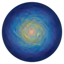 cosmic microwave background, by George Seurat