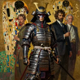 highly detailed oil painting | very intricate | cinematic lighting | award - winning | the voodoo samurai in full armor | by roberto ferri, by tom bagshaw, by j. c. leyendecker and klimt, beautiful cinematic light, american romanticism, by austin osman spare, artstation, cgsociety, official art, octane
