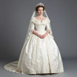 Queen Victoria\'s wedding dress in the 21th century