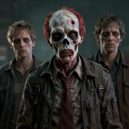 portrait of zombie, 8 k uhd, unreal engine, octane render in the artstyle of finnian macmanus, john park and greg rutkowski