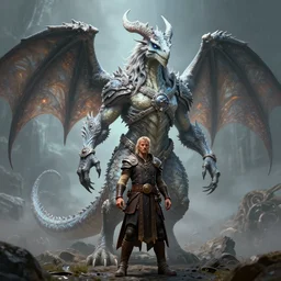 official portrait of the final boss of the epic paleo MMORPG, ethereal theropod deity, bump mapping, global illumination, incredibly detailed, D&D protagonist, octane render, 8k, art direction by Ernst Haeckel, trending on Artstation