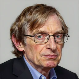 stephen hawking!!!!!!!!!!!!!!!!!!!!!!!!!!!, detailed face, detailed painting, flat lighting by alberto mielgo and paul slater
