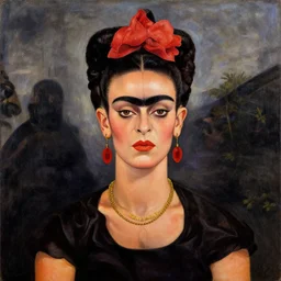virulent female spirit, apparition, by frida kahlo, masterful artwork
