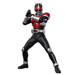 full body character portrait of ghost kamen rider doing a henshin pose, league of legends splash art, kamen rider, kamen rider ghost, tokusatsu, in the style of studio trigger studio bones and production i. g., animation, anime illustration, studio trigger, studio bones, production i. g.