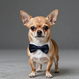 photo of mini brown chihuahua in a bowser costume. Post processing , award winning , masterpiece , photo realistic