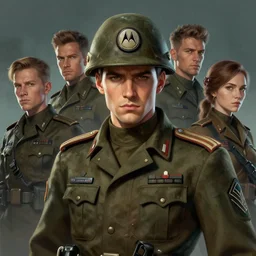 portrait of arsen pavlov motorola, military art, fantasy, hd shot, digital portrait, beautiful, artstation, comic style, by artgerm, guy denning, jakub rozalski, magali villeneuve and charlie bowater