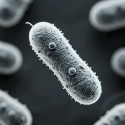 outdoors, a bacterium, anamorphic, dramatic lighting, professional macro photography, kodak ektar film