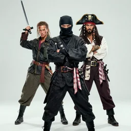 a cultural mix between a ninja and a pirate
