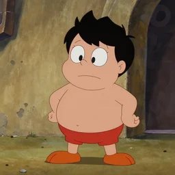 amogus, 1 9 8 0 s animation cel, animation still screencap, bagdasarian productions,