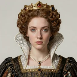 face centered portrait, artwork by james jean, hyperdetailed realistic, beautiful medieval queen, jean delville, symbolist, art nouveau, gustav klimt, ornate gilded art nouveau icon